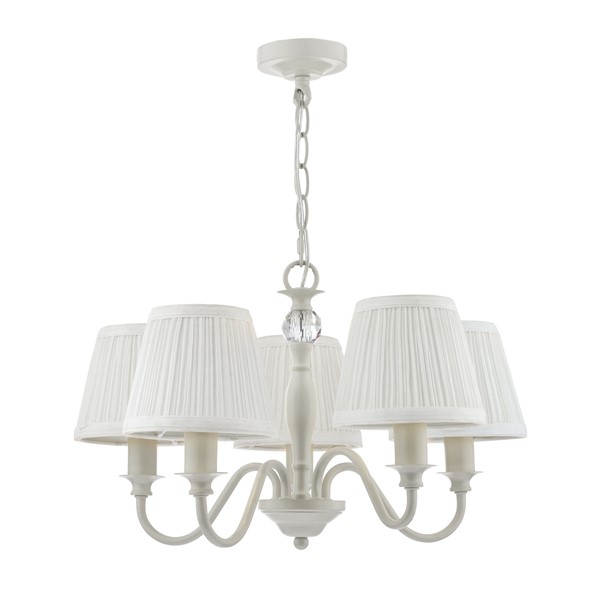 (image for) Laura Ashley Ellis 5lt Pendant Grey With Shades